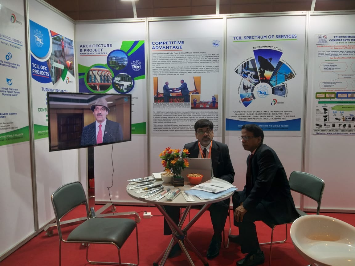 TCIL Delegation led by Director Projects Mr. Rajiv Gupta, participated in INDIA ASEAN ICT EXPO 2018 from 27TH -28TH SEPTEMBER 2018 at HANOI,VIETNAM. A VIP tour was conducted in the exhibition wherein His Excellency, Ambassador of India in Vietnam and Minister of Information and Communications, Govt of Vietnam visited our booth. Important Dignitaries including delegates from Lao PDR & Cambodia also visited our booth and significant business discussions were held between them. TCIL Delegation led by Director Projects Mr. Rajiv Gupta, participated in INDIA ASEAN ICT EXPO 2018 from 27TH -28TH SEPTEMBER 2018 at HANOI,VIETNAM. A VIP tour was conducted in the exhibition wherein His Excellency, Ambassador of India in Vietnam and Minister of Information and Communications, Govt of Vietnam visited our booth. Important Dignitaries including delegates from Lao PDR & Cambodia also visited our booth and significant business discussions were held between them.